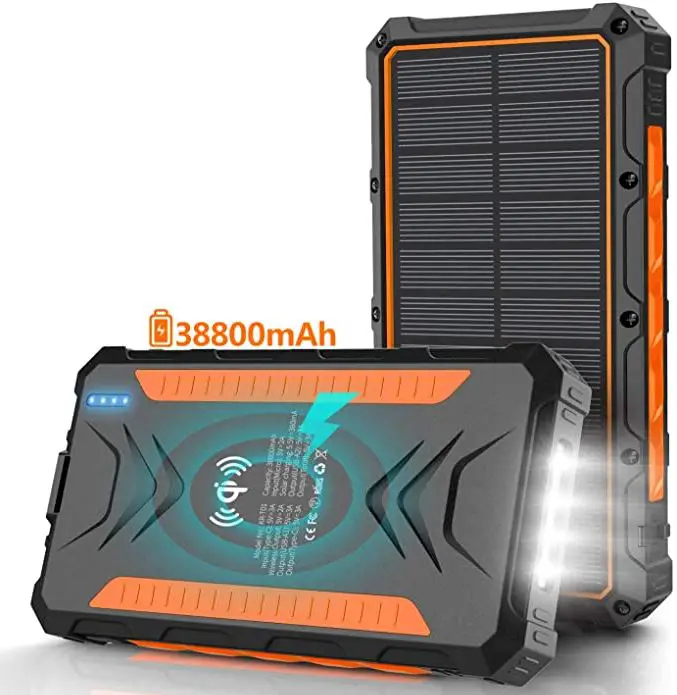 Qisa Solar Power Bank 38800mAh