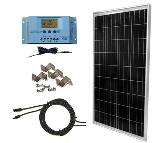 WindyNation 100W Solar Kit