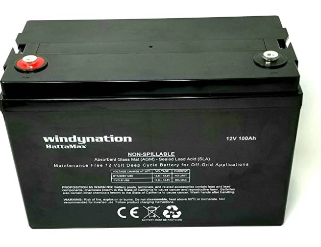 WindyNation 100Ah 12V