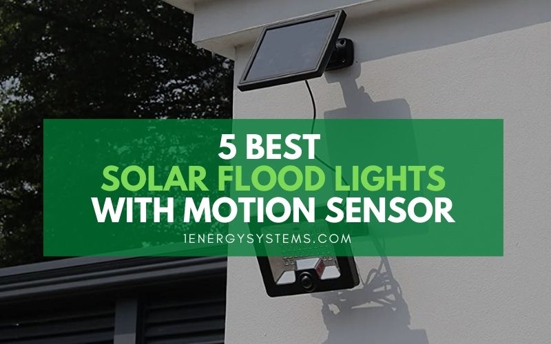 5 Best Solar Flood Lights with Motion Sensor