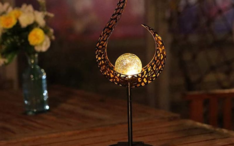 HDNICEZM Garden Solar Table Light