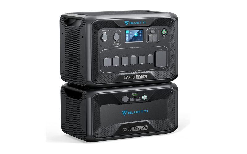 BLUETTI Expandable Power Station AC300 and B300 External Battery Module
