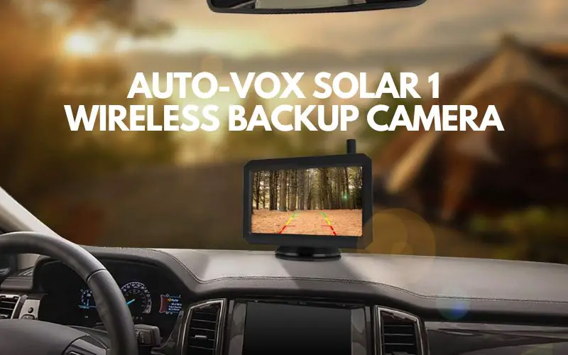 Upgrade Solar Wireless Backup Camera for Truck, 3Mins No Wires