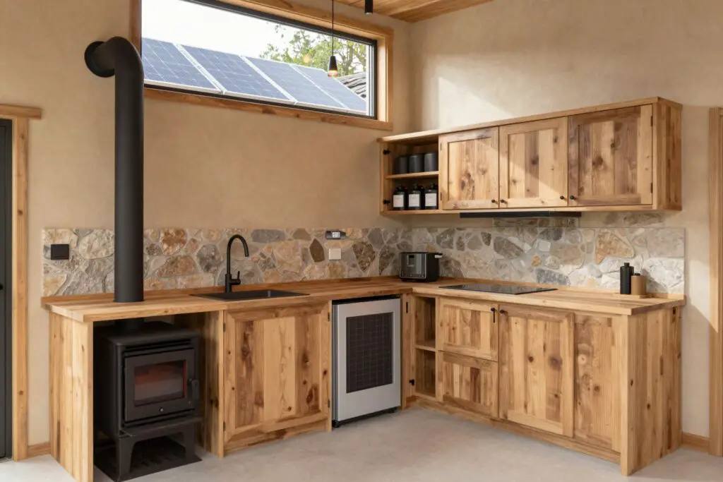 Featured image for: 10 Off-Grid Kitchen Designs That Blend Style and Sustainability