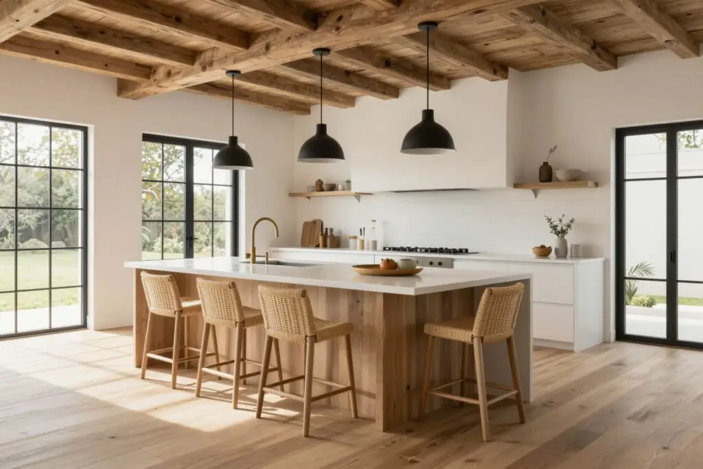 Featured image for: 20 Modern Rustic Home Decor Ideas That Make Your Space Feel Warm, Elevated & Effortlessly Cozy