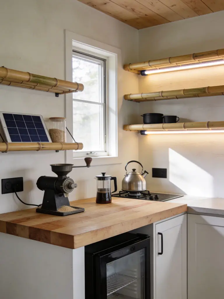 Minimal Energy Kitchen with LED