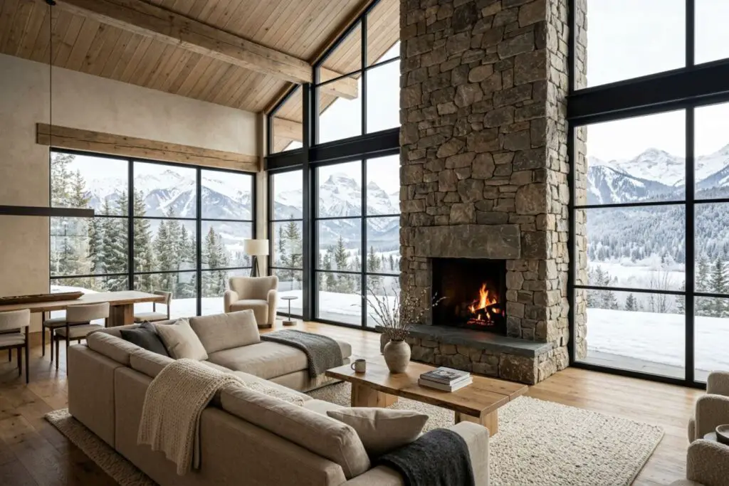 Featured image for: 10 Contemporary Mountain Home Interiors That Feel Luxurious