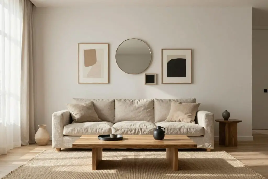 Featured image for: 10 Minimalist Living Room Wall Decor Ideas
