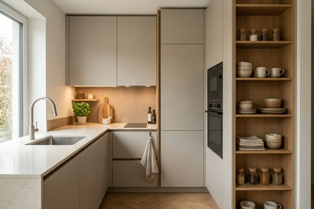 Featured image for: 10 Small Kitchen Cabinet Ideas That Maximize Space