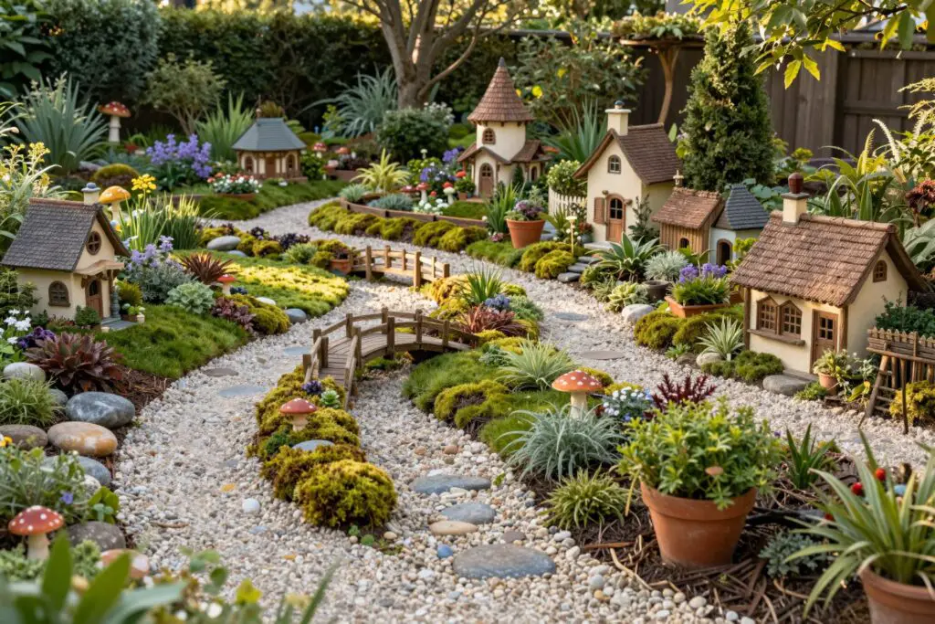 Featured image for: 14 Large Fairy Garden Ideas That Turn Your Yard Into a Magical Outdoor Village
