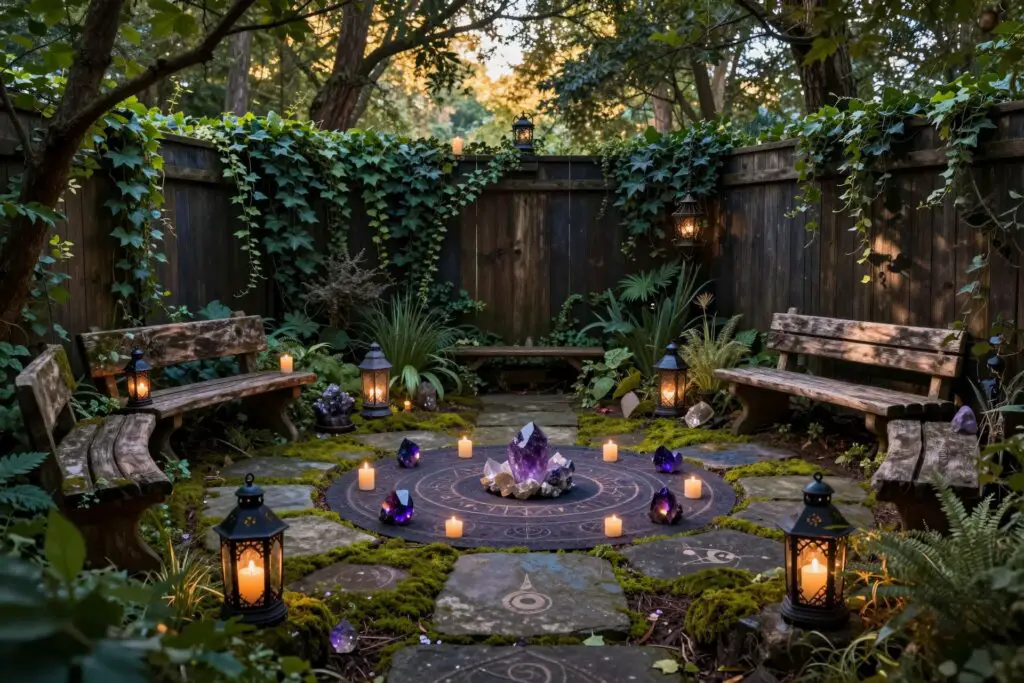 Featured image for: 19 Witchy Backyard Ideas for a Whimsical Magical Garden