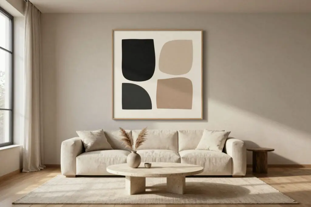 Featured image for: 20 Minimalist Wall Art Living Room Ideas That Instantly Elevate a Calm, Modern Space