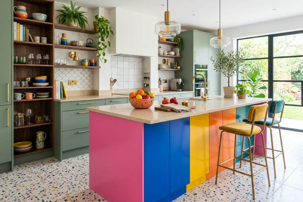 Featured image for: 10 Colorful Kitchen Island Ideas That Become the Focal Point