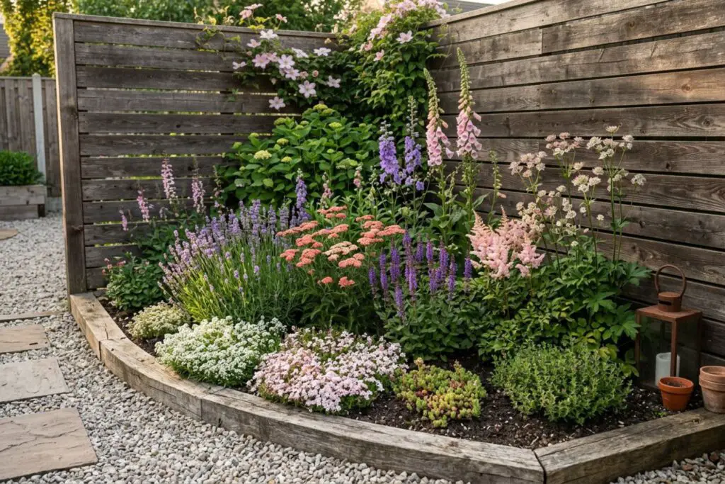 Featured image for: 10 Creative Corner Flower Bed Ideas for Awkward Spaces