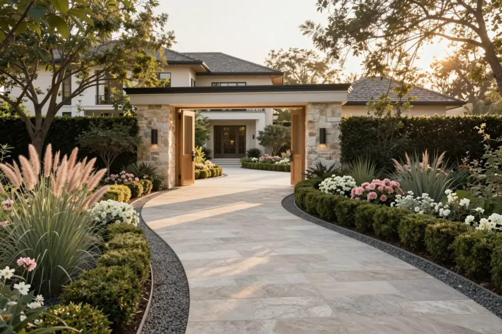Featured image for: 10 Driveway Entrance Landscaping Ideas That Create a Stunning First Impression