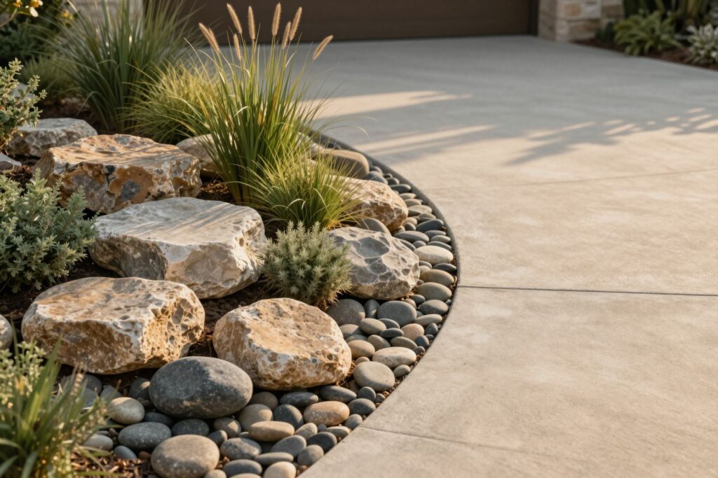 Featured image for: 10 Driveway Landscaping Edging Ideas That Create Clean and Modern Lines