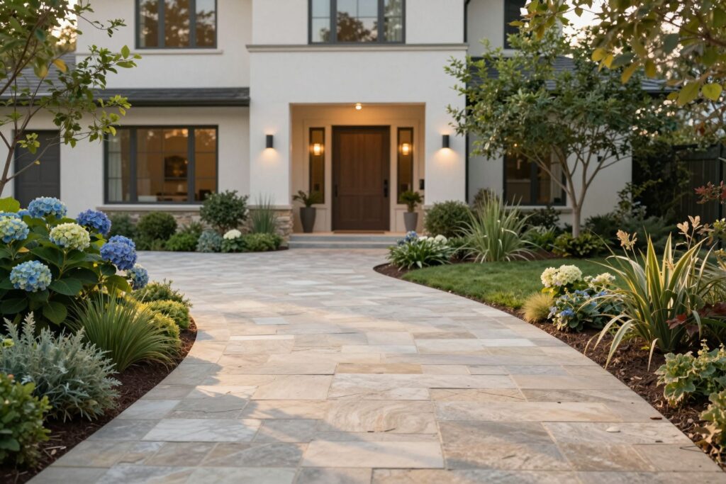 Featured image for: 10 Front Yard Driveway Landscaping Ideas That Boost Home Value Fast