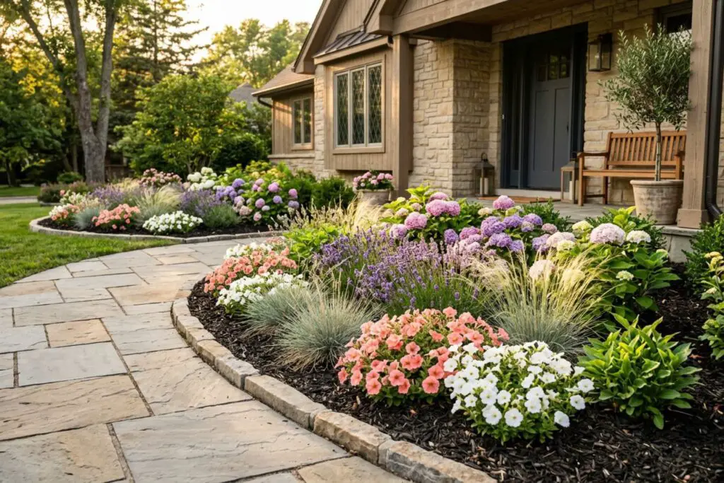 Featured image for: 10 Front Yard Flower Bed Ideas to Boost Curb Appeal Fast