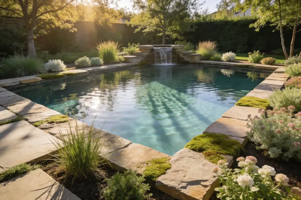 Featured image for: 10 Pond Pools Backyard Ideas That Look Like Nature