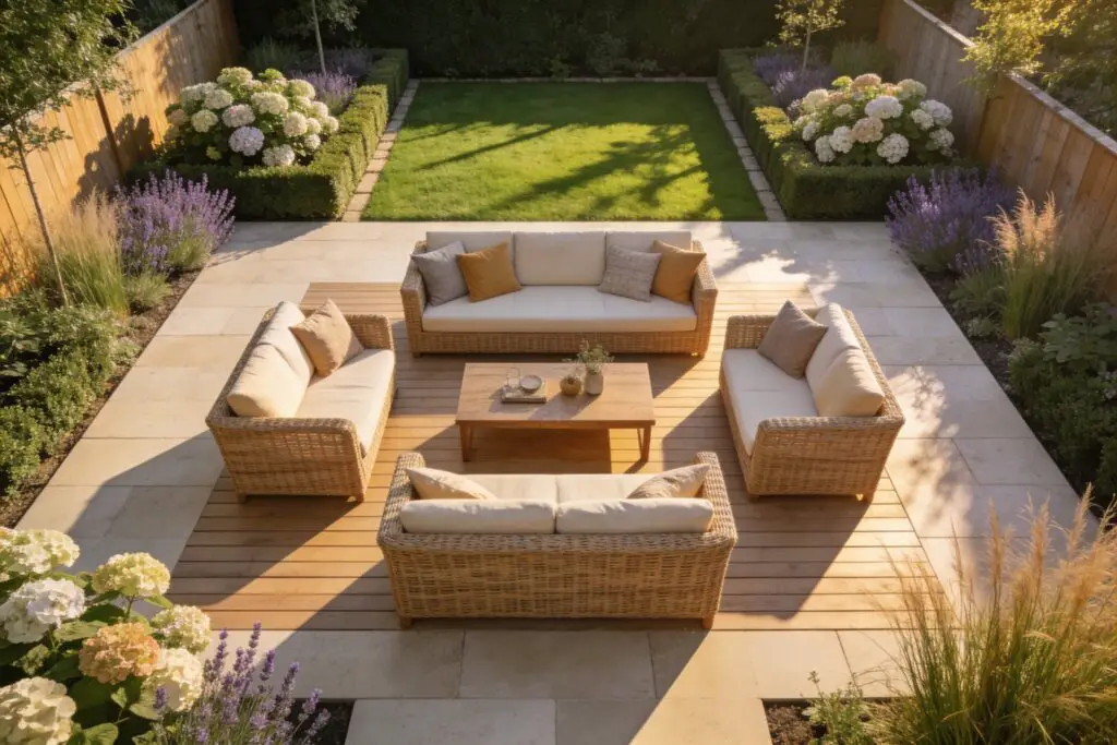 Featured image for: 10 Small Square Garden Ideas on a Budget That Look Stunning