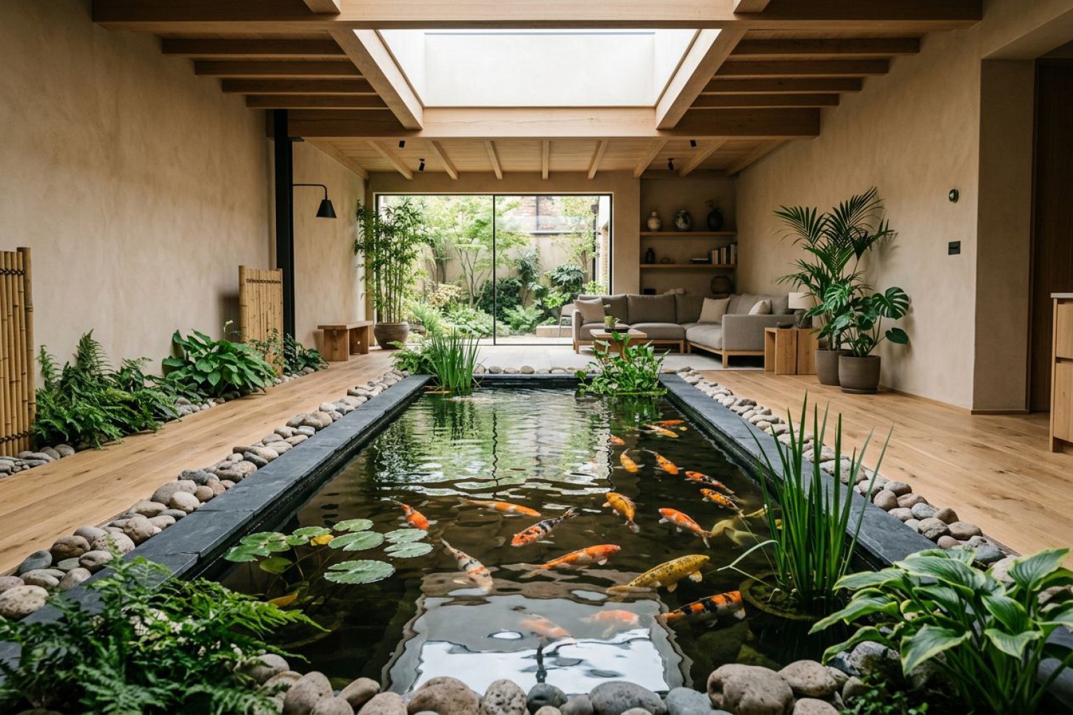 10 Stunning Indoor Fish Pond Ideas for a Peaceful Home Vibe
