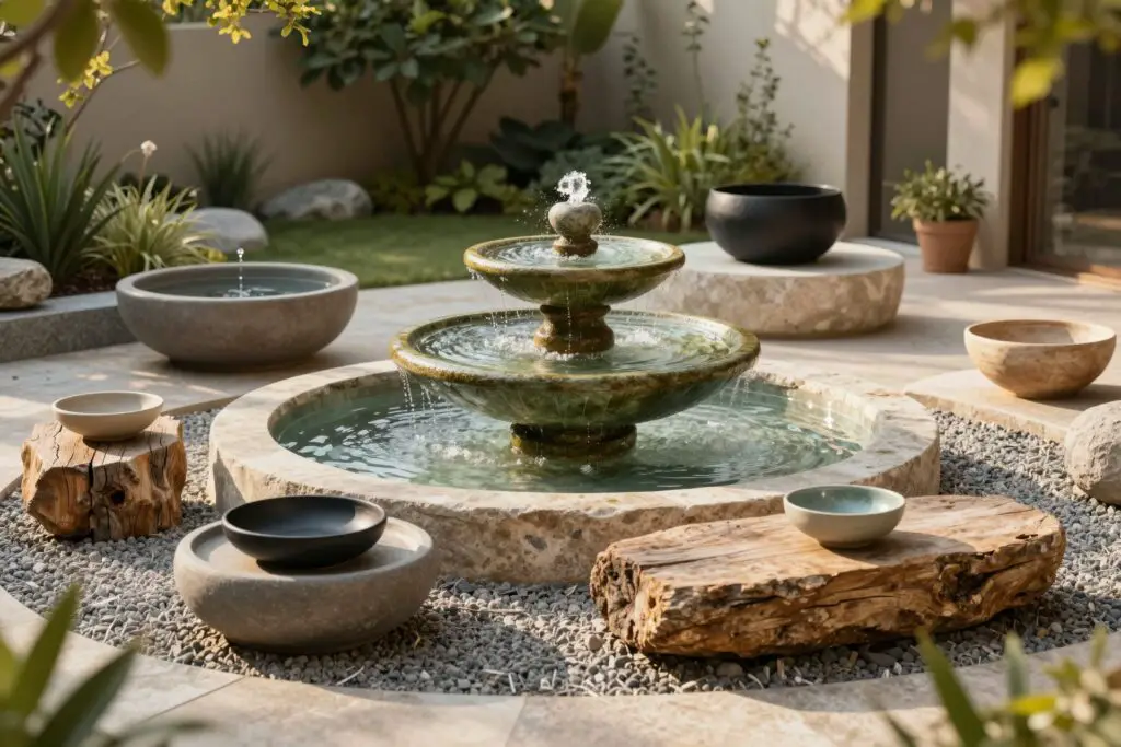 Featured image for: 10 Stunning Outdoor Water Fountain Ideas That Turn Your Garden Into a Peaceful Oasis
