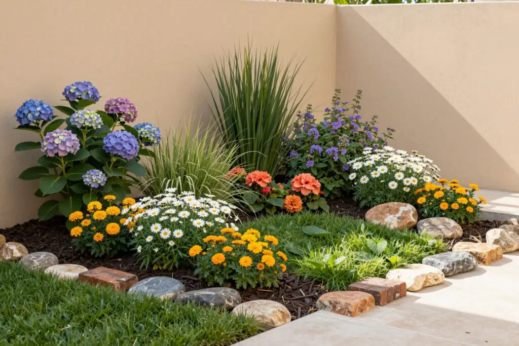 Featured image for: 25 Flower Bed Ideas for Every Yard (Front, Backyard & Small Spaces)