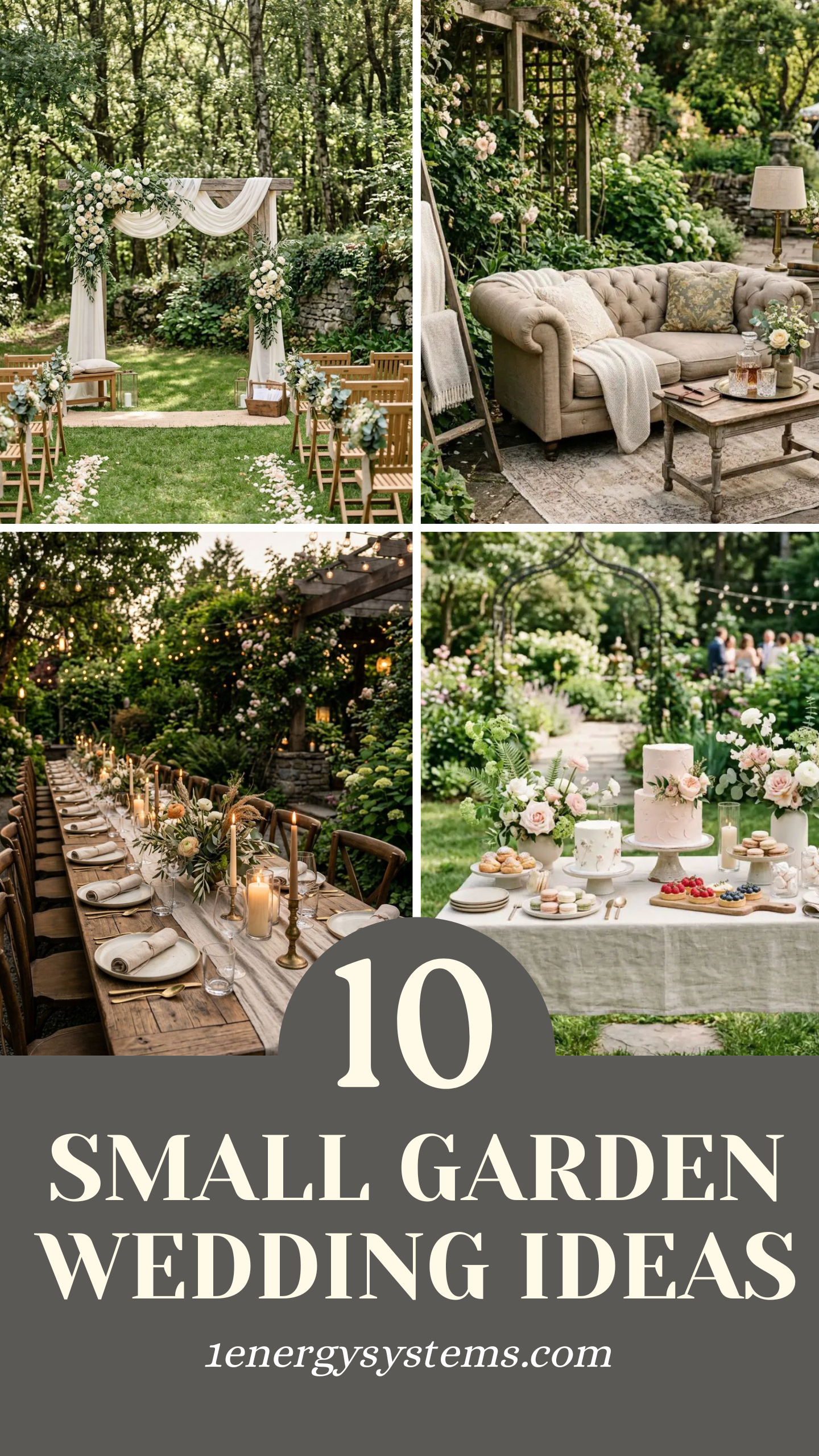 Small Garden Wedding Ideas