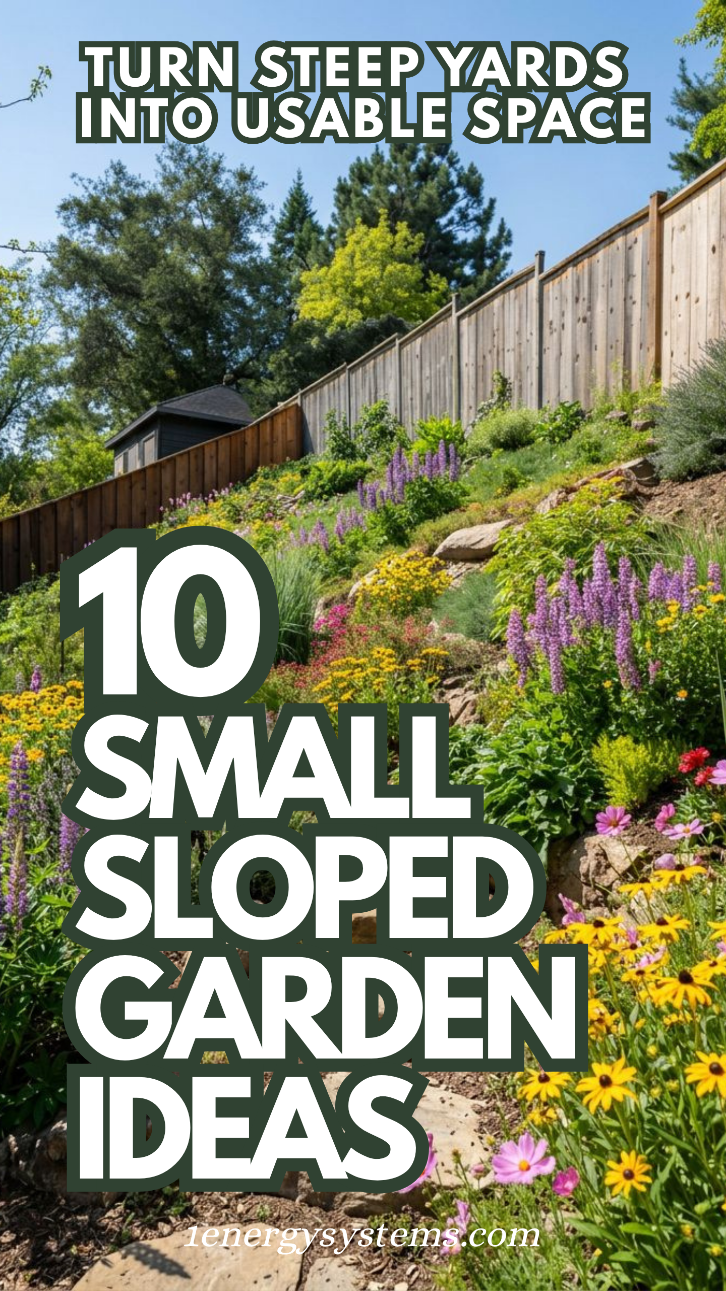 Small Sloped Garden Ideas