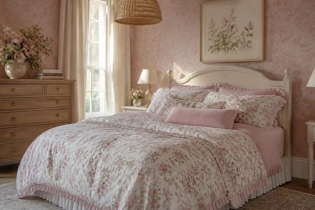 Featured image for: 10 Ditsy Floral Bedroom Ideas for a Whimsical, Dreamy Retreat