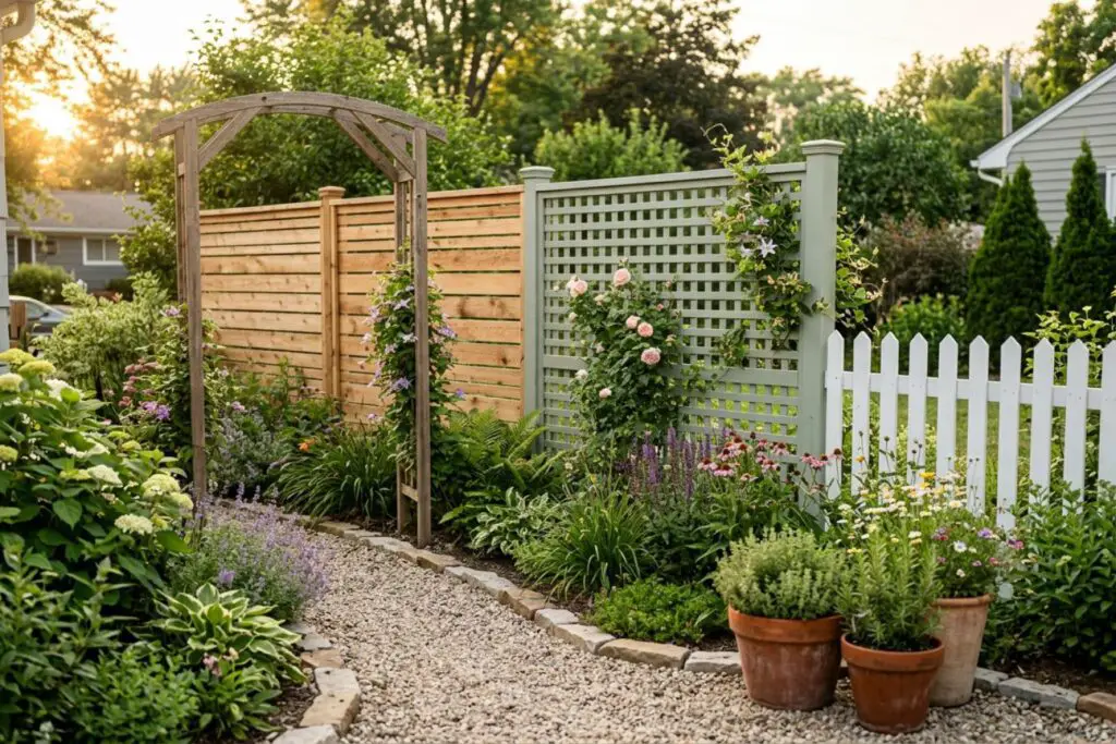 Featured image for: 10 DIY Small Garden Fence Ideas That Add Style and Privacy