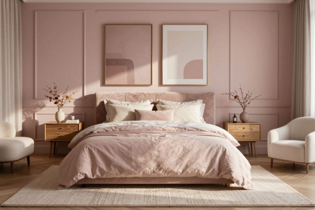 Featured image for: 10 Dusty Pink Bedroom Ideas That Feel Calm and Sophisticated