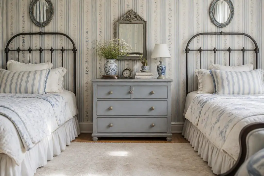Featured image for: 10 Floral and Stripes Bedroom Ideas That Surprisingly Work