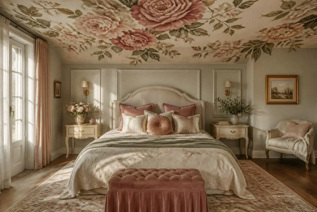 Featured image for: 10 Floral Ceiling Ideas That Turn Bedrooms into Art
