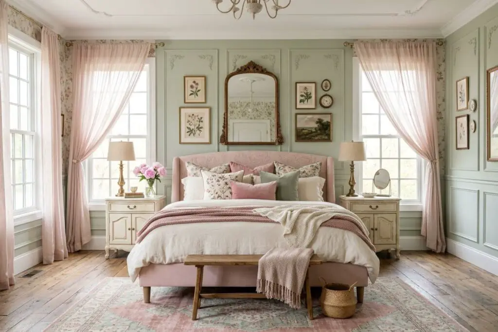Featured image for: 10 Pink and Green Bedroom Ideas That Feel Fresh and Trendy