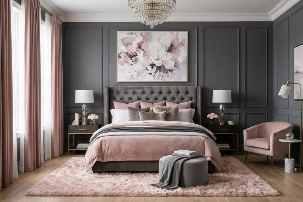 Featured image for: 10 Pink and Grey Bedroom Ideas for a Soft Modern Look
