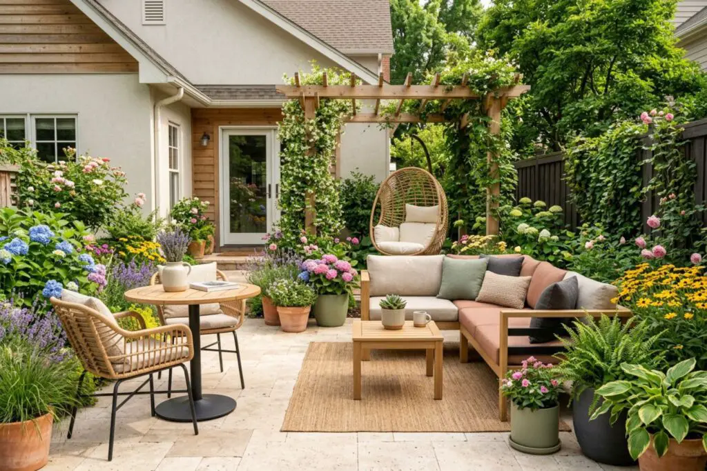 Featured image for: 10 Small Garden Furniture Ideas That Save Space Without Sacrificing Style