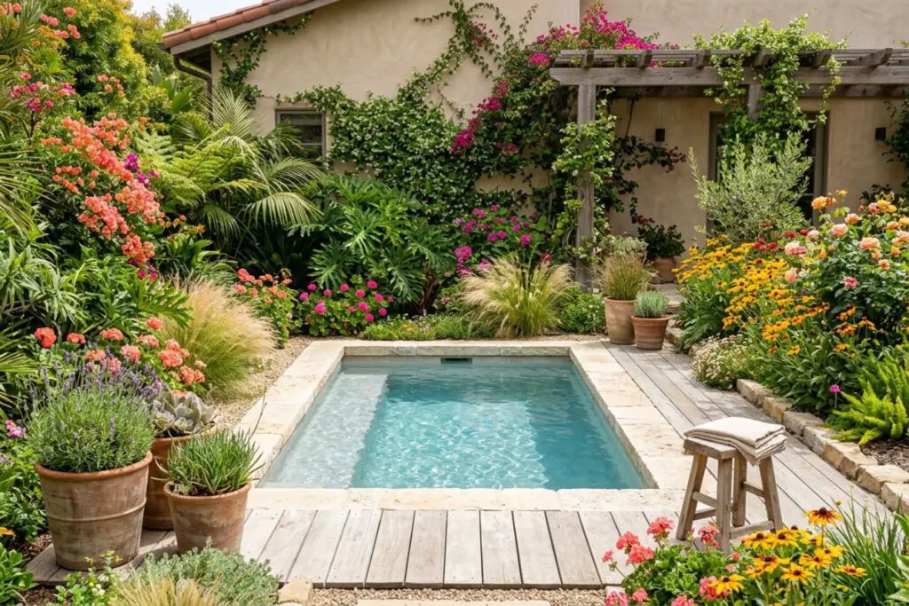 Featured image for: 10 Small Garden Pool Ideas That Turn Tiny Yards Into Luxury Retreats