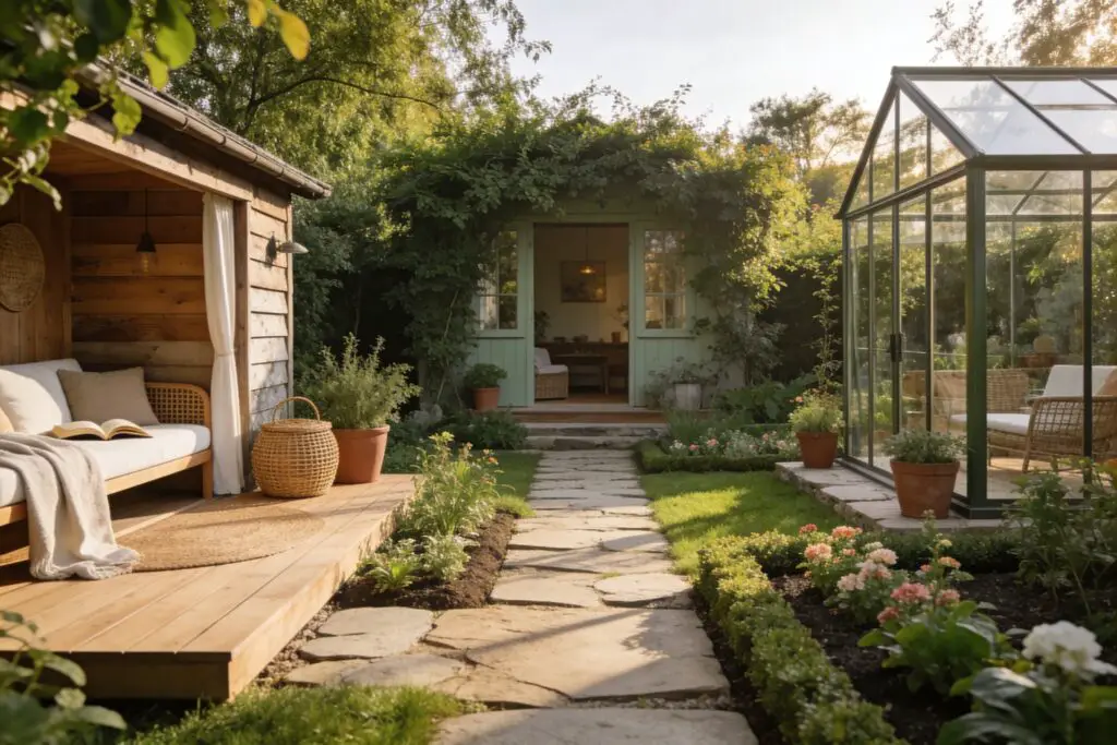 Featured image for: 10 Small Garden Room Ideas to Create Extra Living Space Outdoors