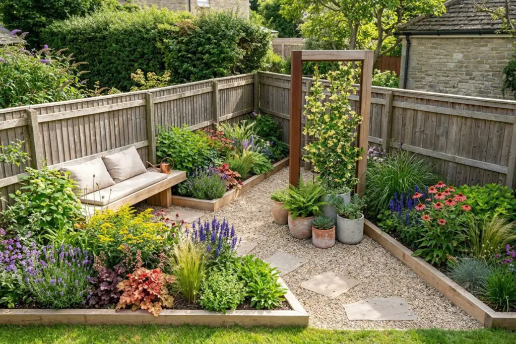 Featured image for: 10 Small Triangle Garden Ideas That Use Every Corner Smartly