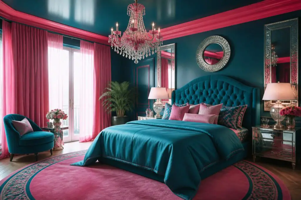 Featured image for: 10 Teal and Pink Bedroom Ideas That Feel Bold Yet Relaxing