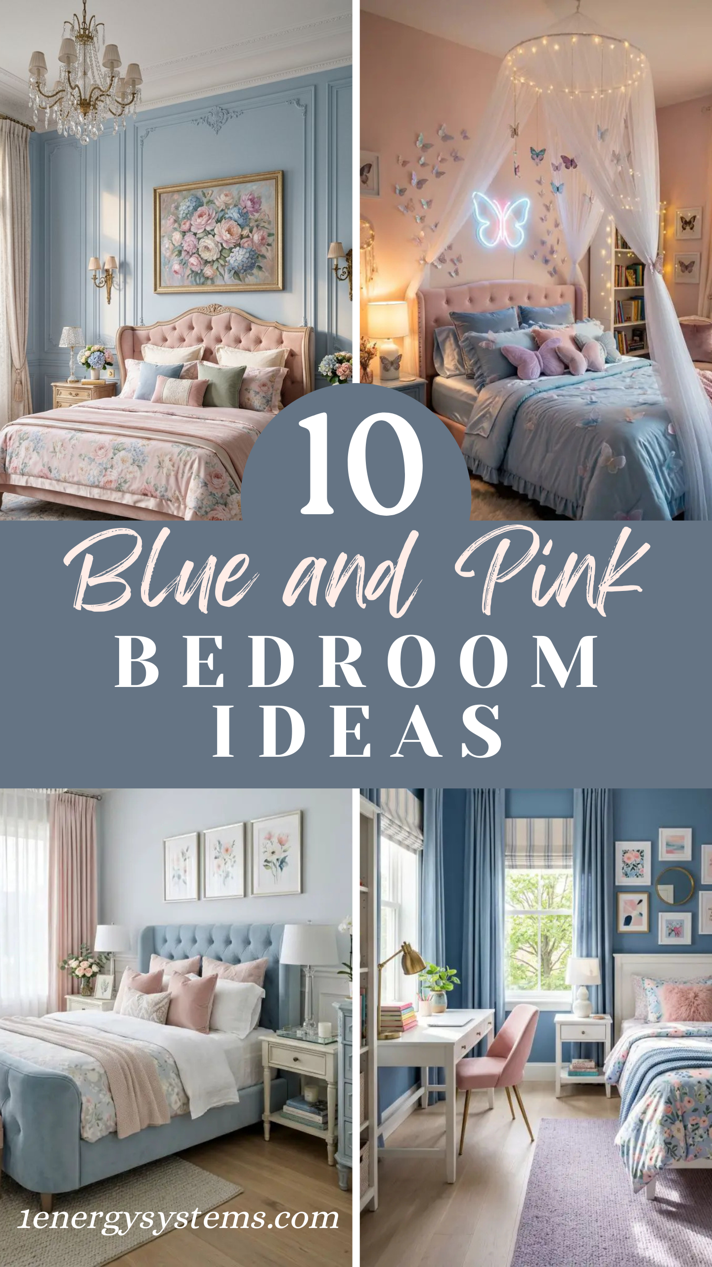 Blue and Pink Bedroom Ideas