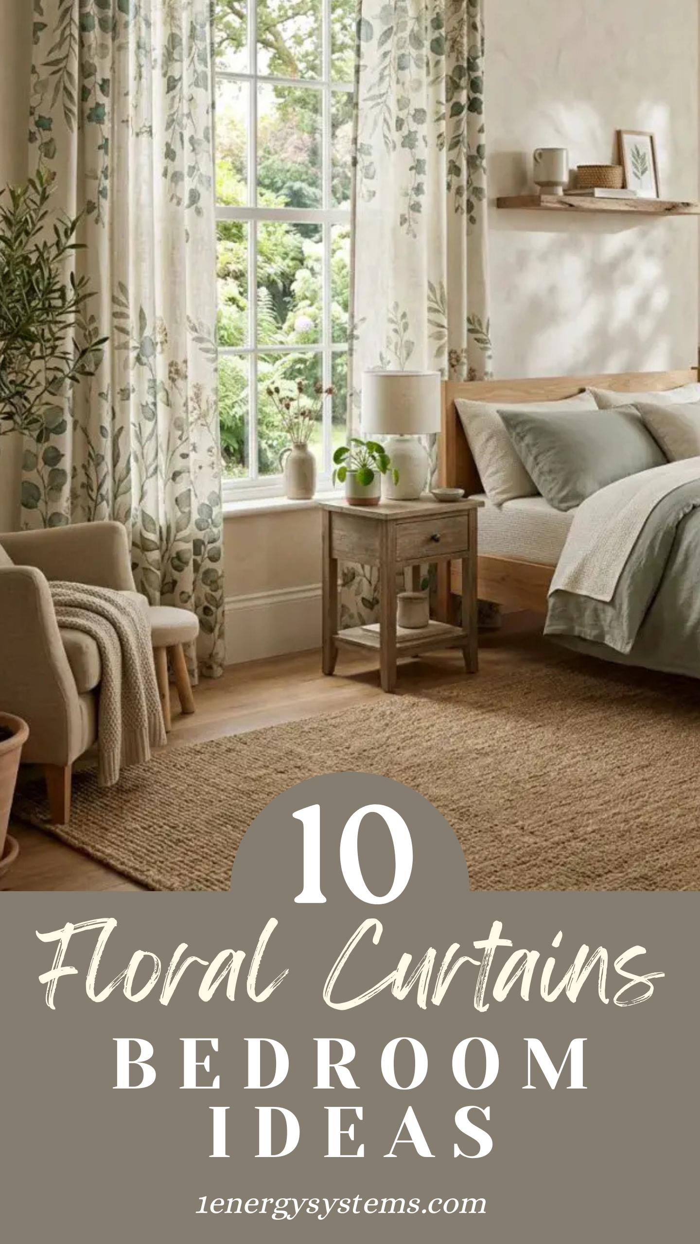Floral Curtains Bedroom Ideas