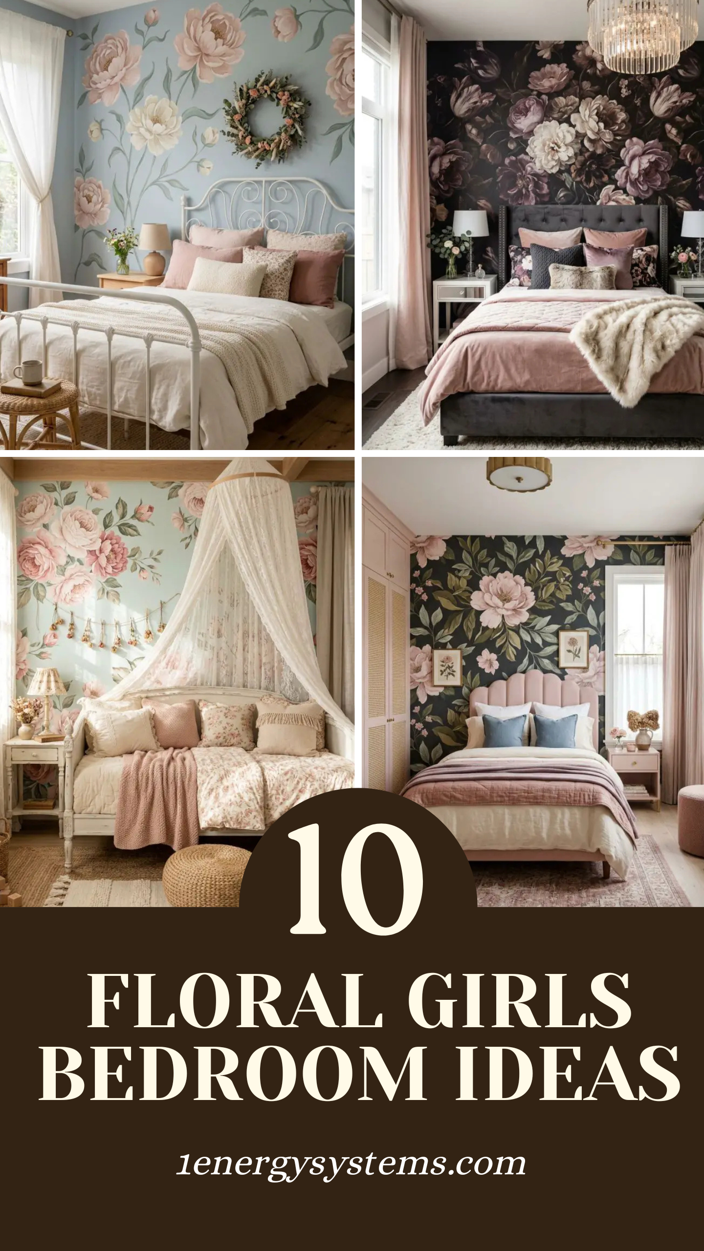 Floral Girls Bedroom Ideas