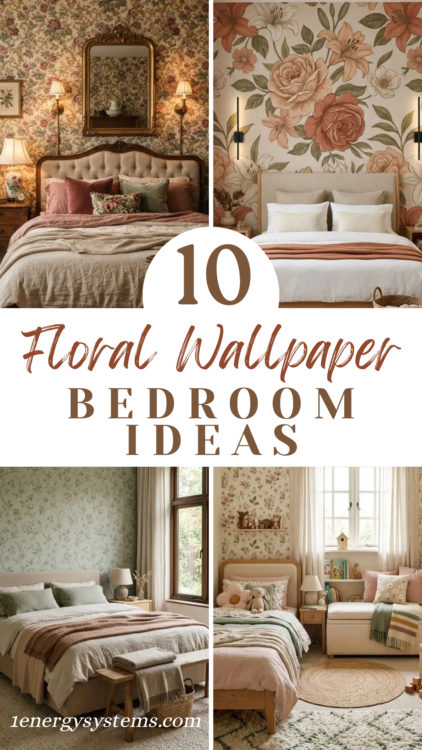 Floral Wallpaper Bedroom Ideas