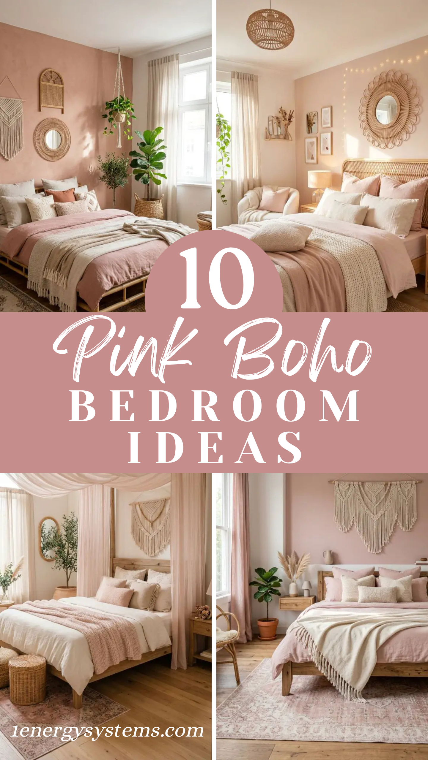 Pink Boho Bedroom Ideas