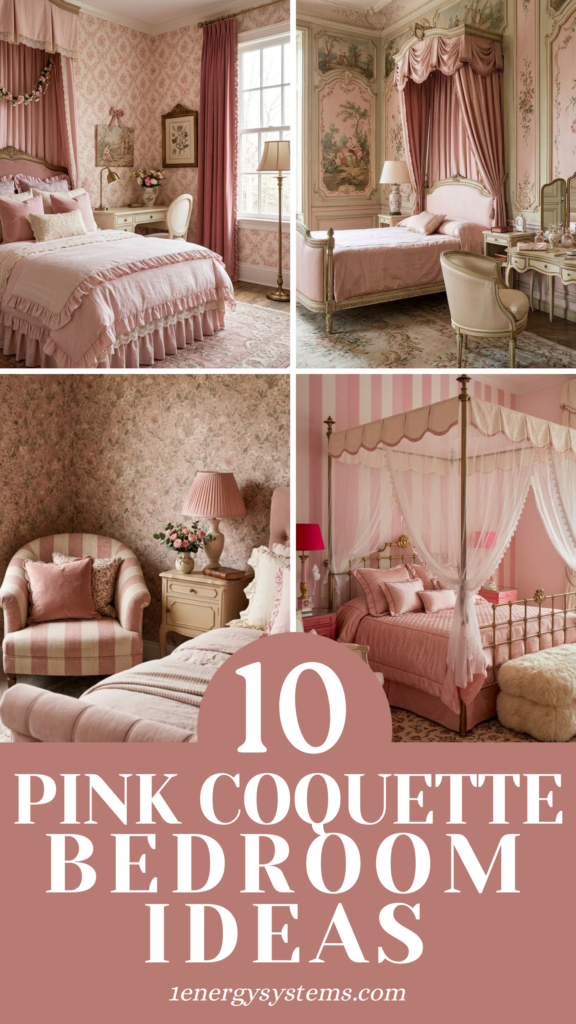 10 Fairytale Pink Coquette Bedroom Ideas for a Dreamy Feminine Space ...
