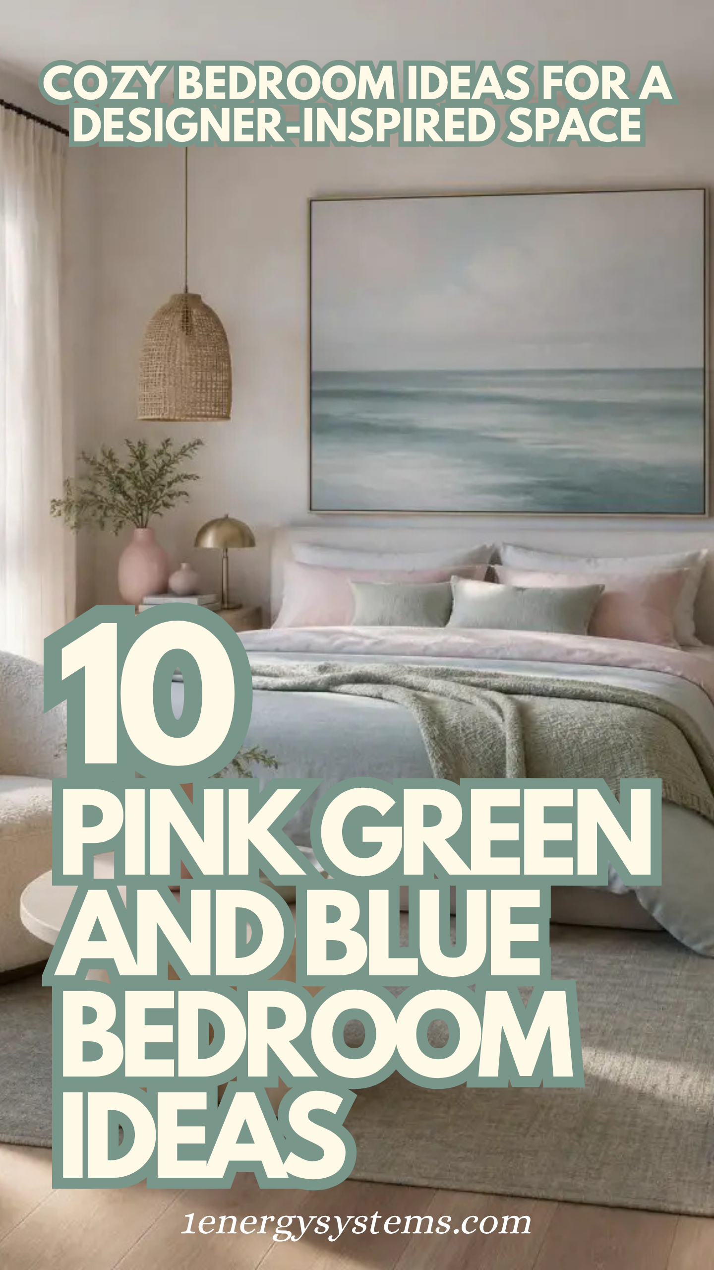 Pink Green and Blue Bedroom Ideas