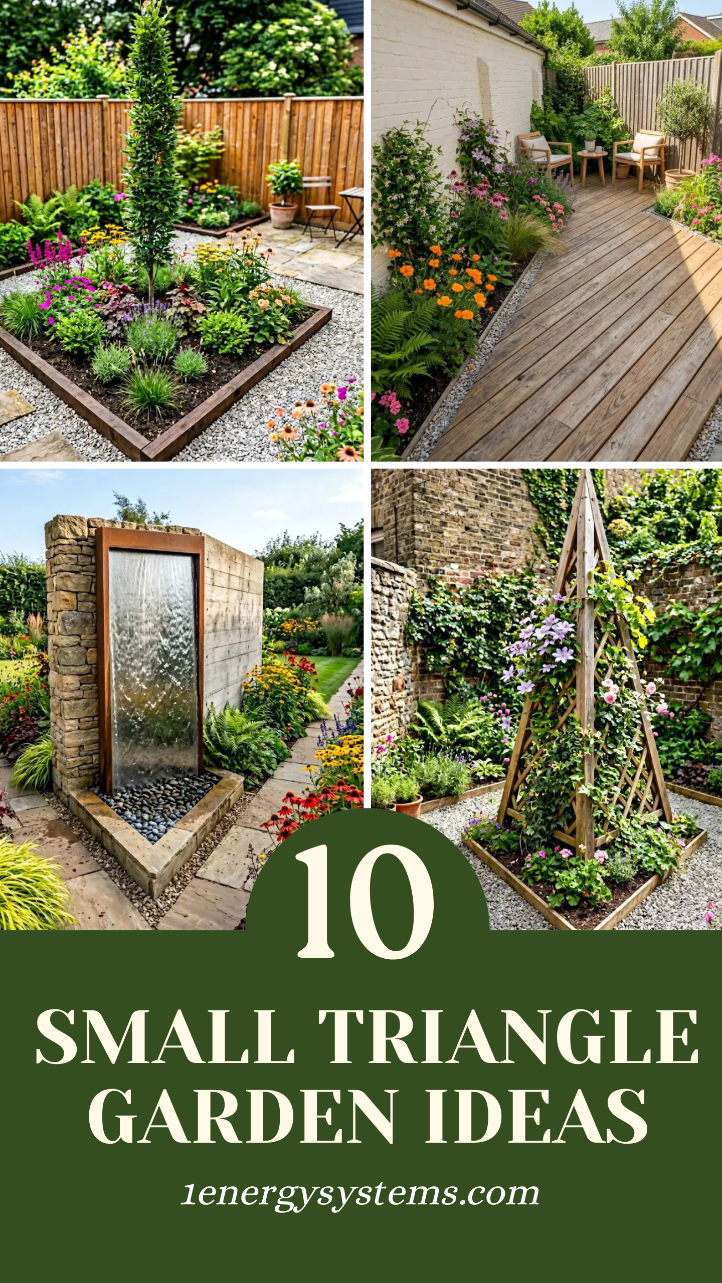 Small Triangle Garden Ideas