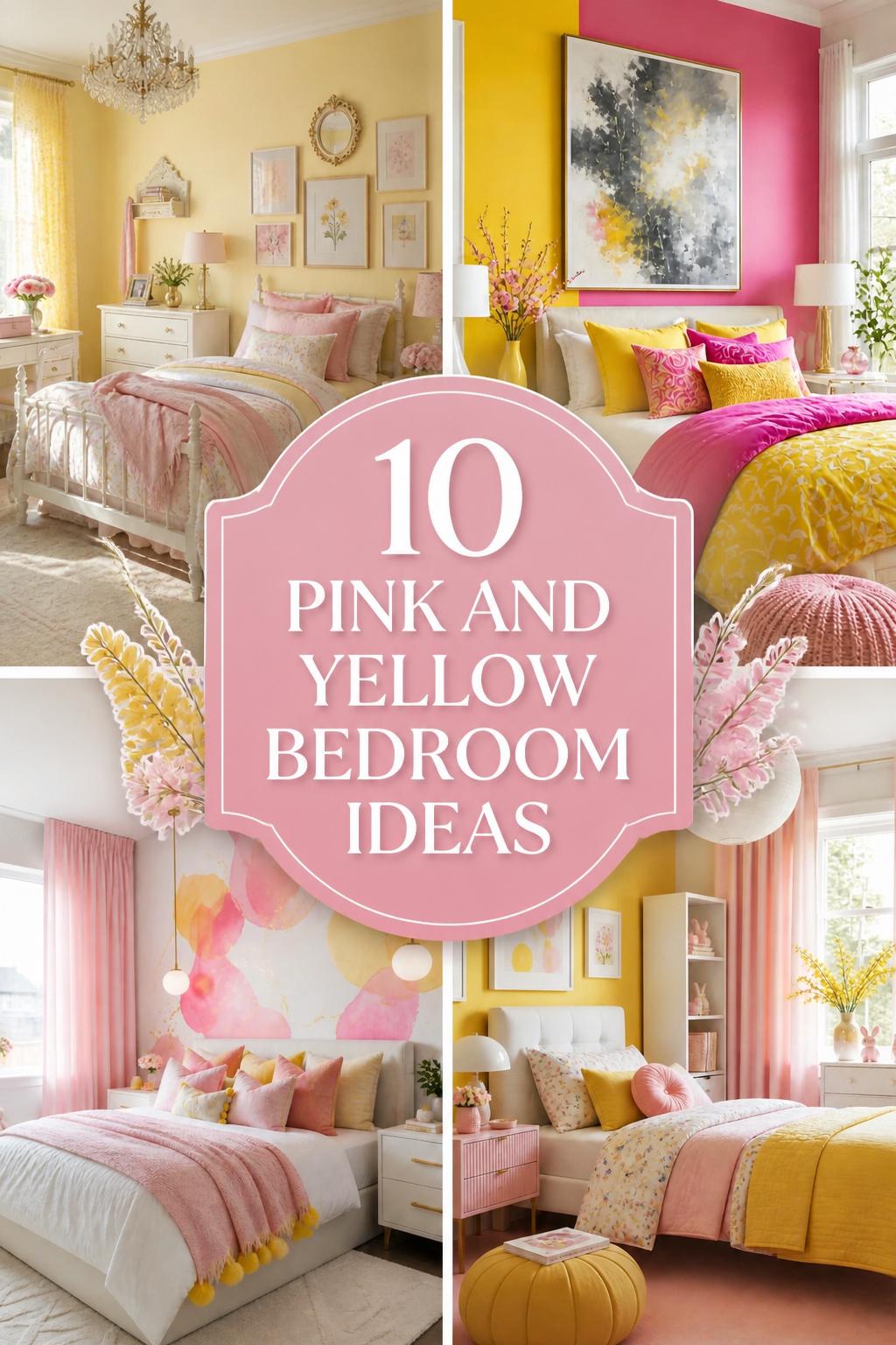 Pink and Yellow Bedroom Ideas